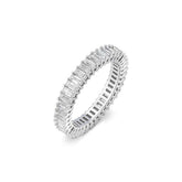 Schmaler Memoire Baguette Labordiamantring – Eleganter Ring mit Labordiamanten - 41063060
